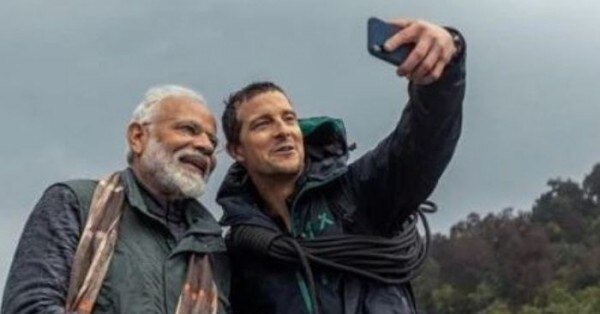 मैन वर्सेज वाइल्ड शो में पीएम मोदी के साथ बेयर ग्रिल्स. मैन वर्सेज वाइल्ड शो में पीएम मोदी के साथ बेयर ग्रिल्स.