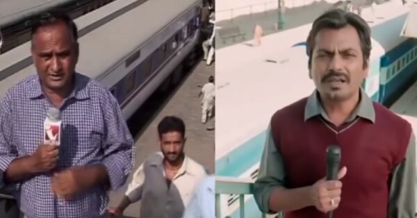 लेफ्ट- असली चांद नवाब. राइट- नवाजुद्दीन सिद्दीकी जब चांद नवाब बने थे.