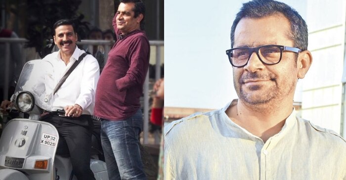 फिल्म 'जॉली एलएलबी 2' की शूटिंग के दौरान अक्षय कुमार के साथ डायरेक्टर सुभाष कपूर.
