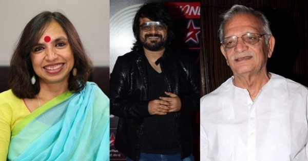 Left to Right- शोनाली बोस, प्रीतम, गुलज़ार