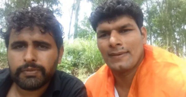 उस वीडियो का स्क्रीनशॉट जो दलाल और दरवेश ने उमर खालिद पर हमले के बाद जारी किया था.