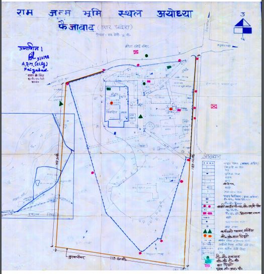 Ayodhya Disputed Map1