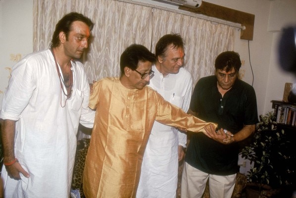 Sanjay Dutt With Bal Thackeray