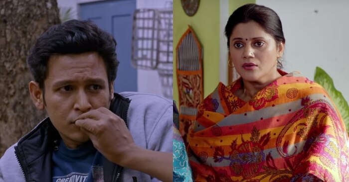 पुष्पेंद्र के छोटे भाई हाकिम यानी अभिषेक रावत और दूसरी तस्वीर में एनी की मौसी यानी करुणा पांडे.