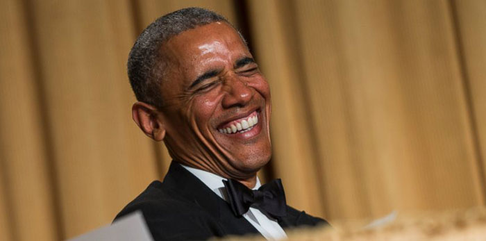 Obama Laughing