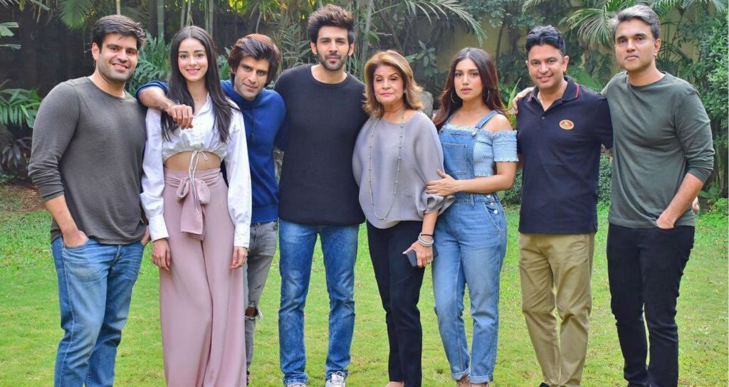 Pati Patni Aur Woh Film Shooting Start Kartik Aaryan Ananya Panday Bhumi Pednekar