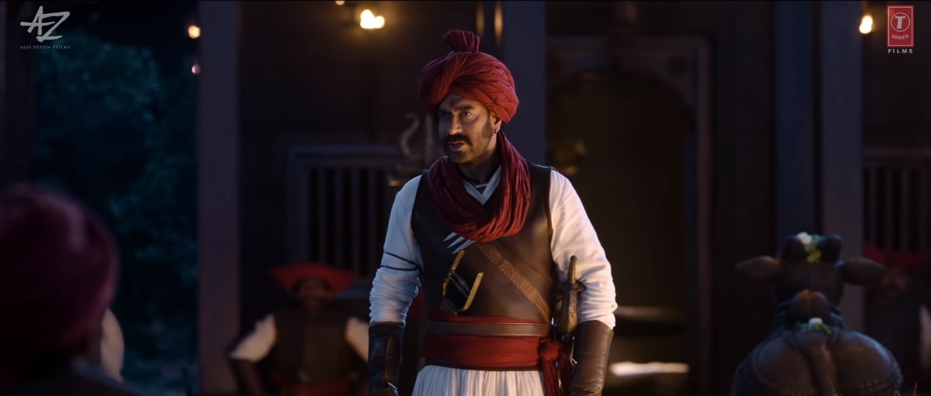 तान्हाजी मालुसरे के रोल में अजय देवगन.