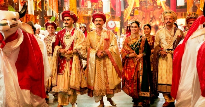 उदगिर में जीतने हासिल करने के बाद पुणे में सेलीब्रेशन के दौरान सदाशिव भाऊ और नाना साहेब पेशवा और उनकी पत्नी गोपिका बाई.