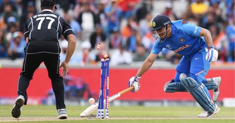 World Cup Semifinal में New Zealand के खिलाफ रनआउट हो गए थे MS Dhoni Ms Dhoni Runout