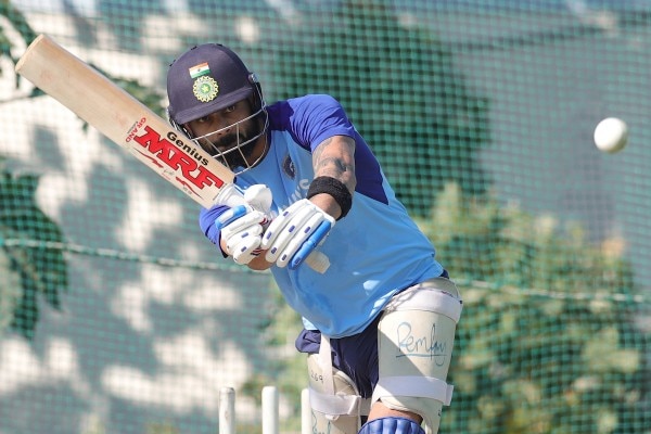 गुरुवार को प्रैक्टिस करते विराट। (फोटो- BCCI)
