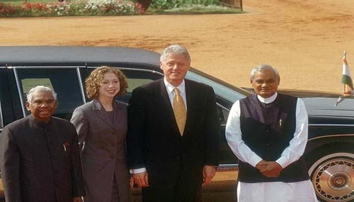 बिल क्लिंटन साल 2000 में भारत दौरे पर आए थे. (File Photo) बिल क्लिंटन साल 2000 में भारत दौरे पर आए थे. (File Photo)