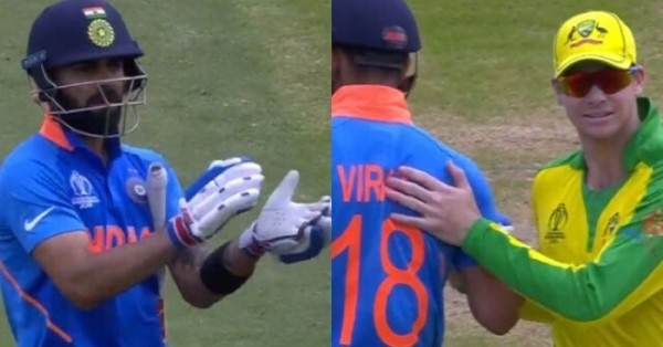 विश्वकप 2019 में भारतीय कप्तान विराट कोहली और स्टीव स्मिथ. फोटो: Twitter Steve Virat