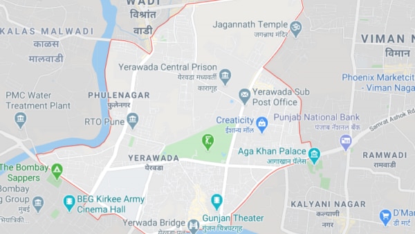 पुणे का येरवदा इलाका, जहां पुलिस ने आरोपी को पकड़ा. Yerawada