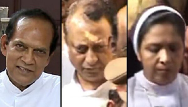 इस मामले में तीन मुख्य अभियुक्त थे. फादर जोस पुथुरुक्कयिल, फादर थॉमस कुट्टूर, और सिस्टरसेफी. तस्वीर बाएं से दाएं. (तस्वीर साभार: thenewsminute) Accused Abhaya Tnm 700