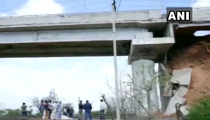 फ्लाइओवर हादसा पटौदी के पहाड़ी गांव के पास हुआ. फ्लाइओवर हादसा पटौदी के पहाड़ी गांव के पास हुआ.