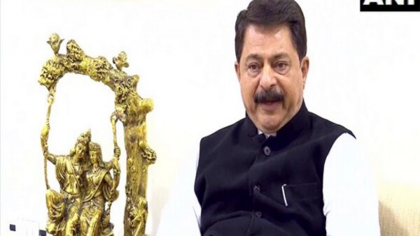 गुजरात विधानसभा के स्पीकर राजेंद्र त्रिवेदी. फोटो क्रेडिट- ANI. Gujarat Assembly Speaker