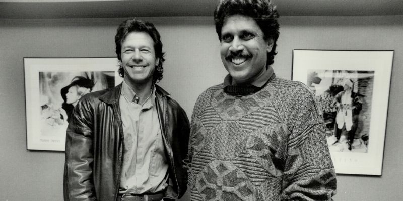 Asia के पहले दो World Cup Winner Captains Kapil Dev और Imran Khan Kapil Dev Imran Khan 800