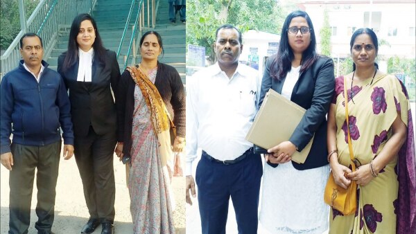 इस तस्वीर में सीमा निर्भया के माता-पिता के साथ दिख रही हैं. (फोटो- सीमा का फेसबुक पेज) Seema Kushwaha 1
