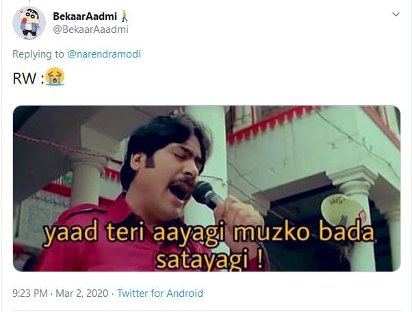 तेड़ी महरबानियां, तेड़ी कदरदानियां Tweet 10