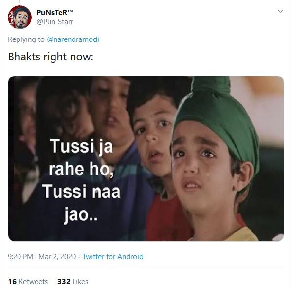 समर्थकों की दशा बताता ट्वीट Tweet 3