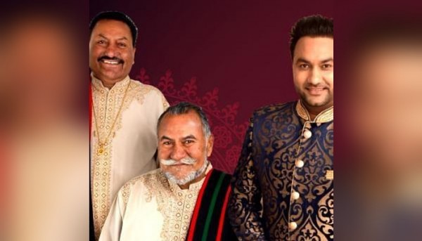 वडाली ब्रदर्स और पूरनचंद के बेटे लखविंदर वडाली. (तस्वीर: फेसबुक) Wadali Bros 4