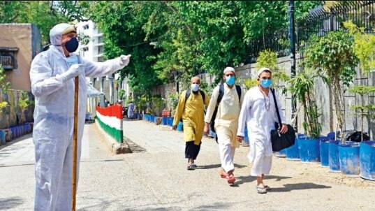 भारत के निजामुद्दीन इलाके को सील कर दिया गया है. फोटो: India Today भारत के निजामुद्दीन इलाके को सील कर दिया गया है. फोटो: India Today