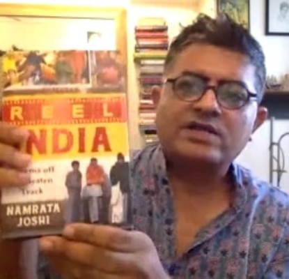 नम्रता जोशी की लिखी क़िताब REEL INDIA के साथ गजराज राव नम्रता जोशी की लिखी क़िताब REEL INDIA के साथ गजराज राव