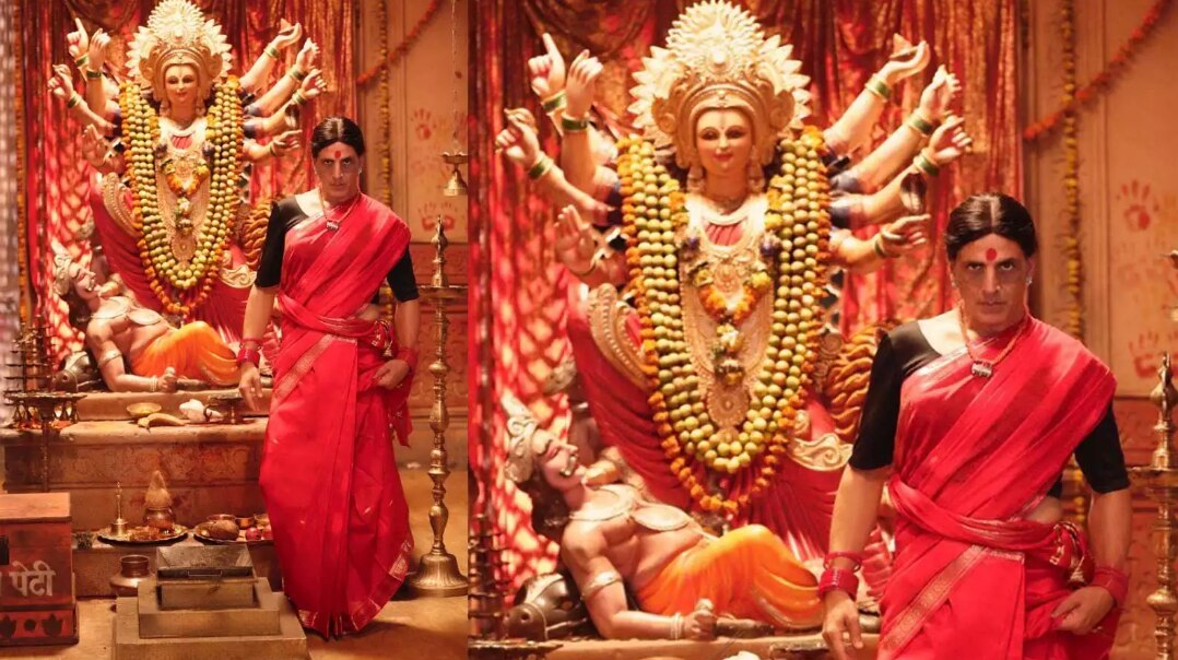 फिल्म 'लक्ष्मी बम' के पोस्टर पर ट्रांसजेंडर के रोल में अक्षय कुमार. फिल्म 'लक्ष्मी बम' के पोस्टर पर ट्रांसजेंडर के रोल में अक्षय कुमार.