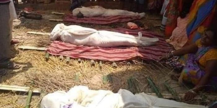 24 मई की रात जेपी यादव के परिवार के तीन लोगों की हत्या कर दी गई. (तस्वीर- सोशल मीडिया) 01