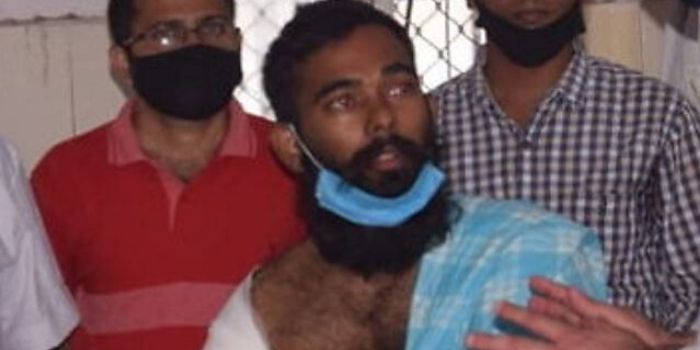 हमले के बाद पटना में भर्ती आरजेडी नेता जेपी यादव. (तस्वीर-सोशल मीडिया) 06