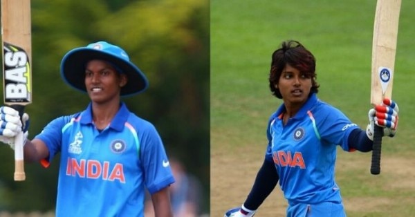 पूनम राउत और दीप्ति की तस्वीर. फोटो: ICC Poonam Deepti