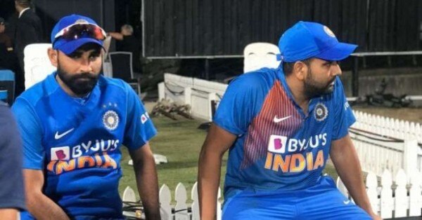 रोहित शर्मा और मोहम्मद शमी. फोटो: Twitter Rohit Shami