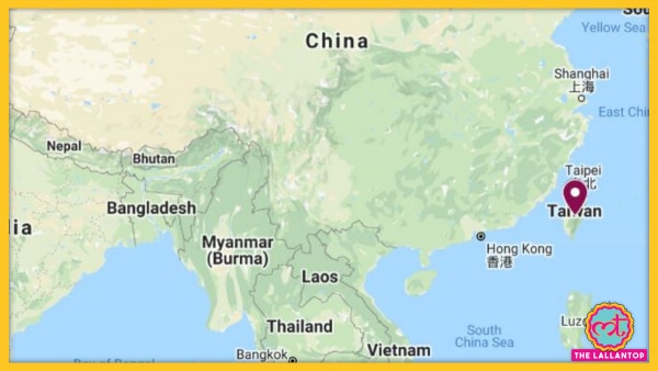 इवान. जिसका एक पुराना नाम फोरमोसा भी है. (फोटो: गूगल मैप्स) Taiwan