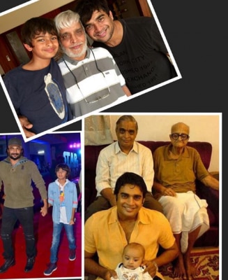 माधवन ने तीन पीढ़ियों को दिखाते हुए एक फोटो कोलाज शेयर किया माधवन ने तीन पीढ़ियों को दिखाते हुए एक फोटो कोलाज शेयर किया