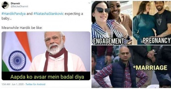 हार्दिक पांड्या पर बन रहे मीम्स का नमूना. हार्दिक पांड्या पर बन रहे मीम्स का नमूना.