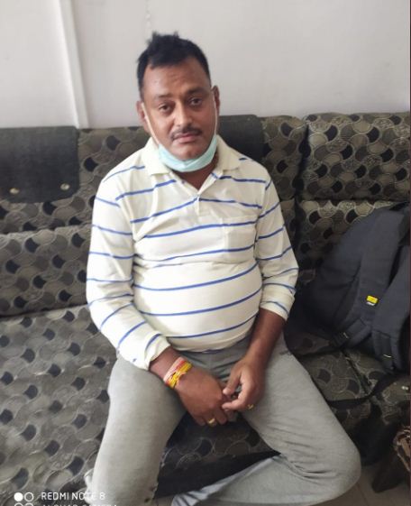 पुलिस की कस्टडी में विकास दुबे पुलिस की कस्टडी में विकास दुबे