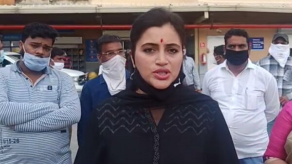 अमरावती सांसद नवनती कौर राण. (फोटो- सतपाल बी वार्थी) Amravati 2