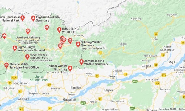 भूटान की सकतेंग वाइल्ड लाइफ सेंचुरी. भूटान के पूर्वी भाग में स्थित है. भूटान की सकतेंग वाइल्ड लाइफ सेंचुरी. भूटान के पूर्वी भाग में स्थित है.