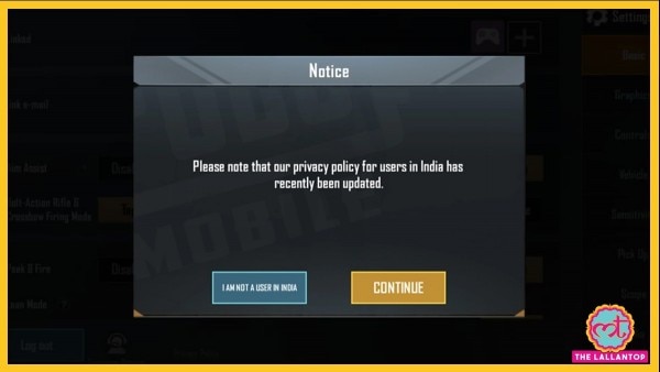 नई पॉलिसी का नोटिफ़िकेशन दे रहा है PUBG मोबाइल. Pubg Pp 0