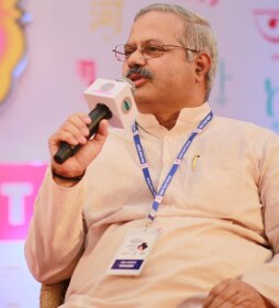 RSS के अखिल भारतीय सह प्रचार प्रमुख सुनील आंबेकर. फोटो: The Lallantop Sunil Ambekar