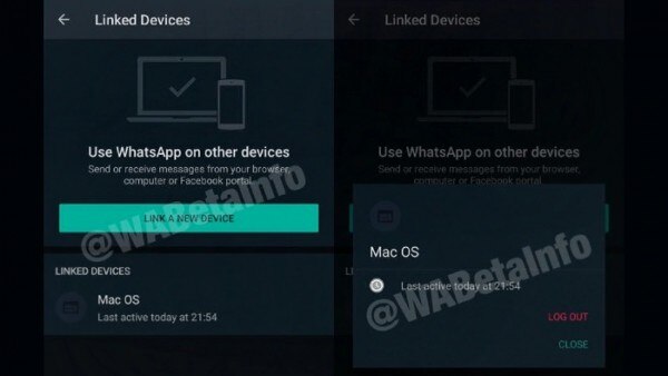 व्हाट्सऐप मल्टिपल डिवाइस सपोर्ट. (फ़ोटो: Wabetainfo) Whatsapp Multiple Wabetainfo