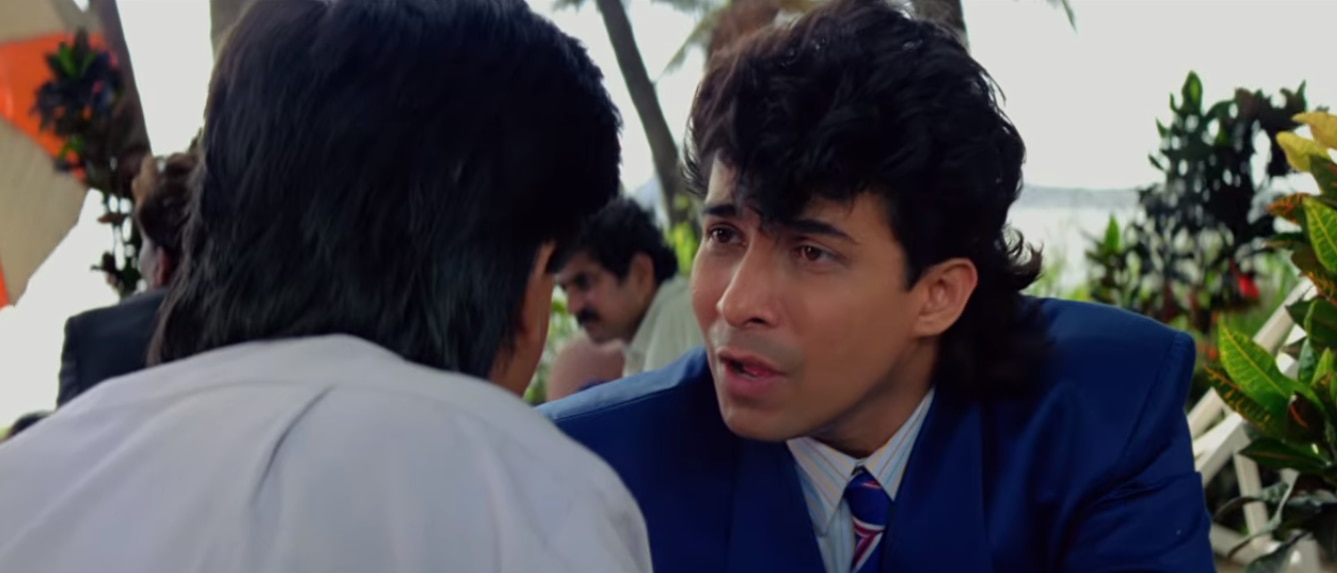 फिल्म कभी हां कभी ना के एक सीन में शाहरुख खान और दीपक तिजोरी. फिल्म कभी हां कभी ना के एक सीन में शाहरुख खान और दीपक तिजोरी.