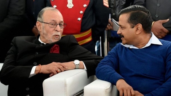 अनिल बैजल और अरविंद केजरीवाल. अनिल बैजल और अरविंद केजरीवाल.