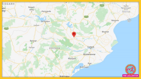ओडिशा के ढेंकनाल जिले का कांतियो कटेनी गांव. (गूगल मैप्स) Kantio Kateni Odisha
