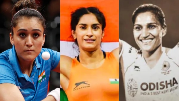 मणिका बत्रा, विनेश फोगाट और रानी रामपाल. (इंडिया टुडे/फेसबुक) Manika Batra Vinesh Phogat Rani Rampal