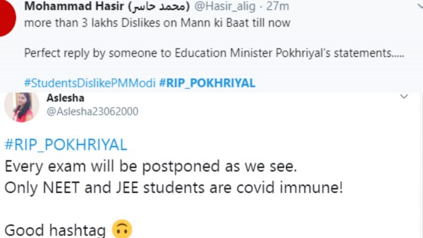 रमेश पोखरियाल के लिए ऐसे ट्वीट हो रहे हैं. Pokhriyal