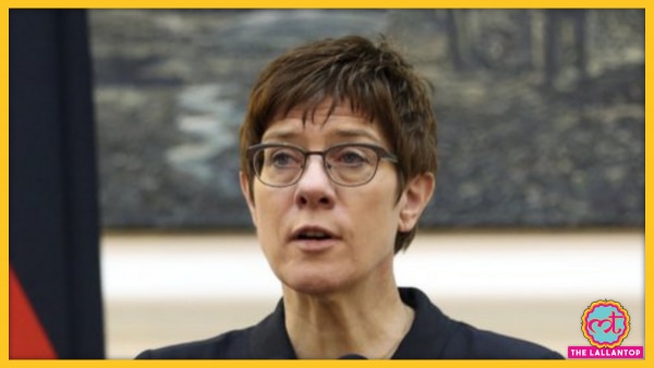 जर्मनी की रक्षा मंत्री ऐनेग्रेट क्रैम्प कैरेनबावर (एपी) Annegret Kramp Karrenbauer