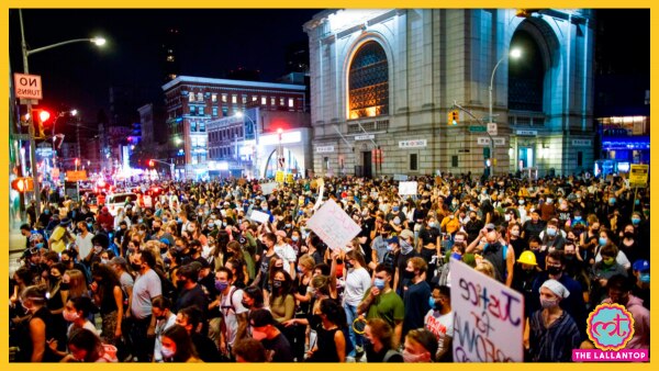 हज़ारों लोग ब्रेओना टेलर के समर्थन में सड़कों पर हैं. (एपी) Breonna Taylor Protest