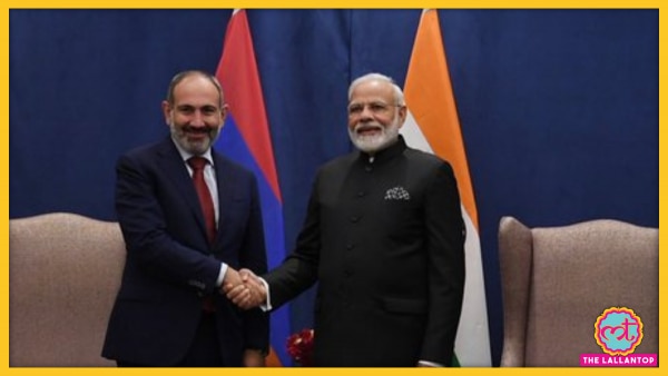 पीएम मोदी के साथ आर्मेनिया के पीएम निकोल पाश्नियान (पीटीआई) Narenndra Modi With Nikol Pashinyan