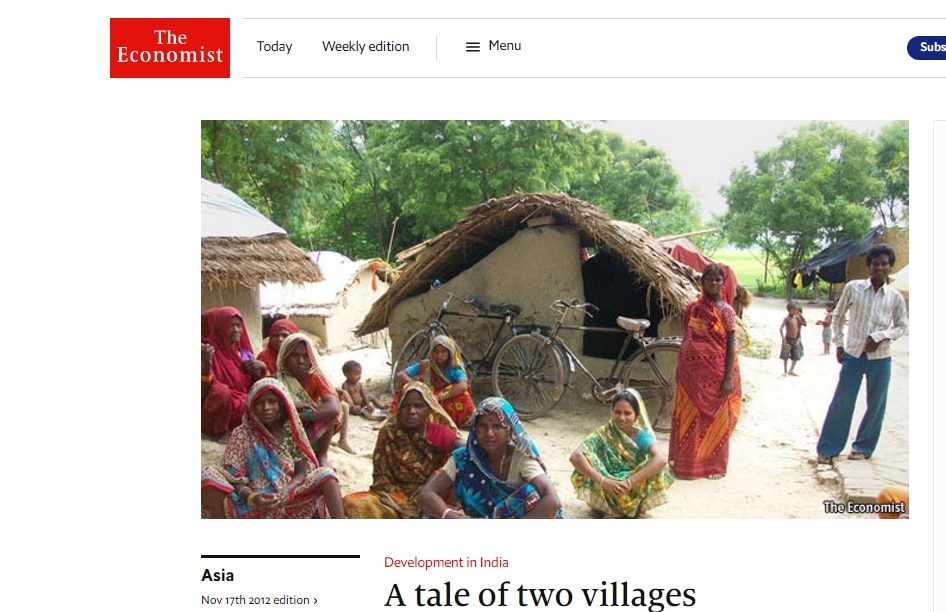 The Economist वेबसाइट के एक आर्टिकल में 2013 में इस्तेमाल फोटो. The Economist
